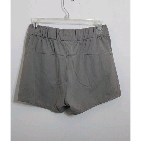 Women's Size Small Shorts Gray Elastic Waist Drawstring Running Athletic Sports - Picture 6 of 11